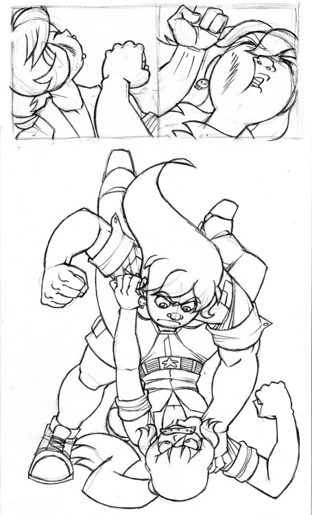 miss-dynamite:  Commission of Eva fighting adult photos