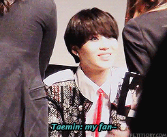 mintytaemin:  131018 when WithTaemin fansite noona asked Taemin during the fansign ^^ 