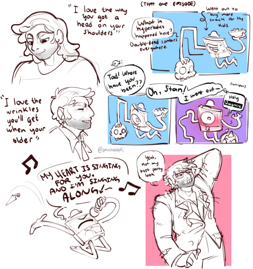 I Love This AU So Much. @void-dude You Cook Good, So Lemme Offer You Some Food Too Hehehe, I Love Tad