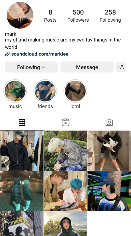 NCT DREAM AS YOUR BF / IG PROFILES
