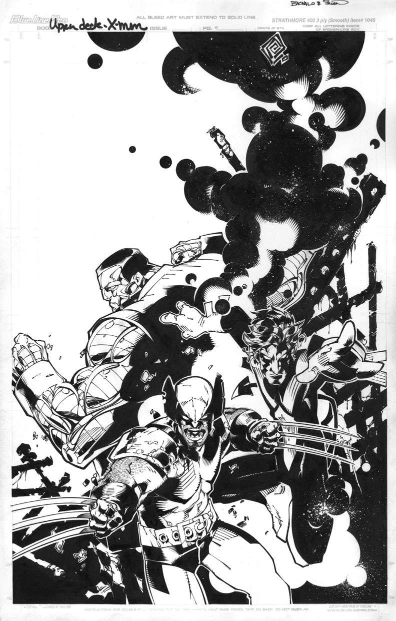 astonishingx:  Colossus, Wolverine and Nightcrawler by Chris Bachalo Love these 3