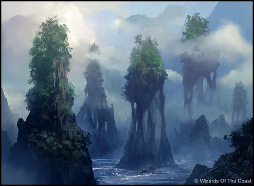 Some land of magic: the gathering by andreas rocha