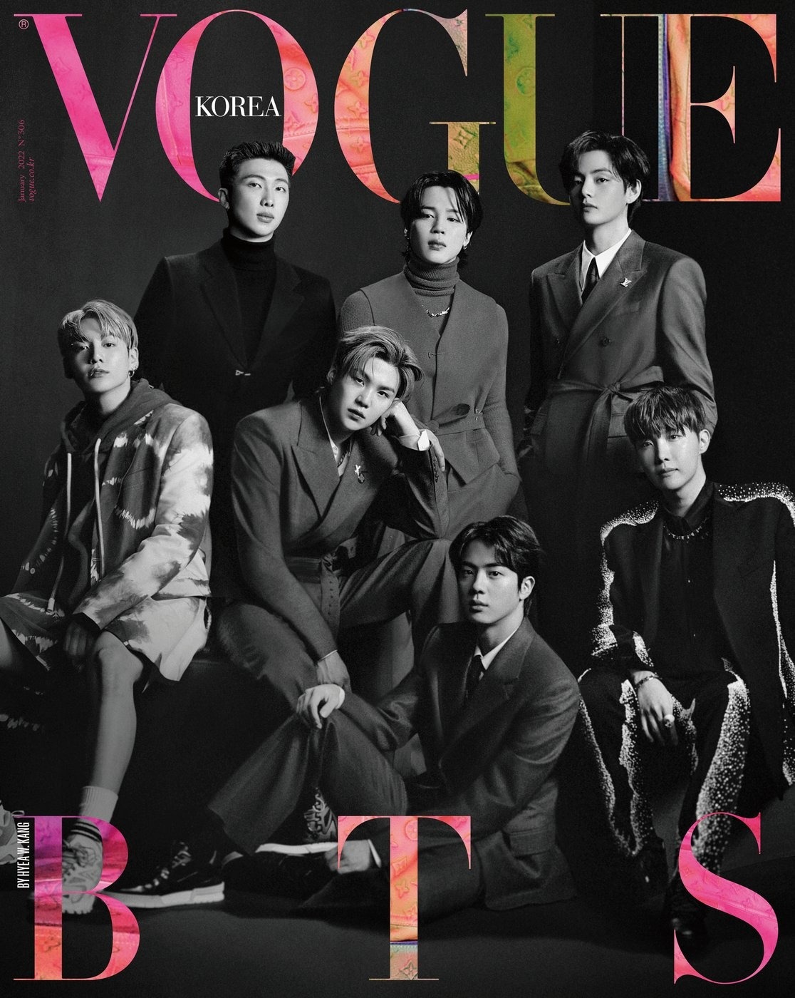 StyleKorea — BTS Jin for Vogue Korea January 2022. Photographed