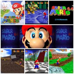 flashbacknation:  Super Mario 64 for the Nintendo N64 (1996) #supermariobros #supermario64 #Nintendo #n64 