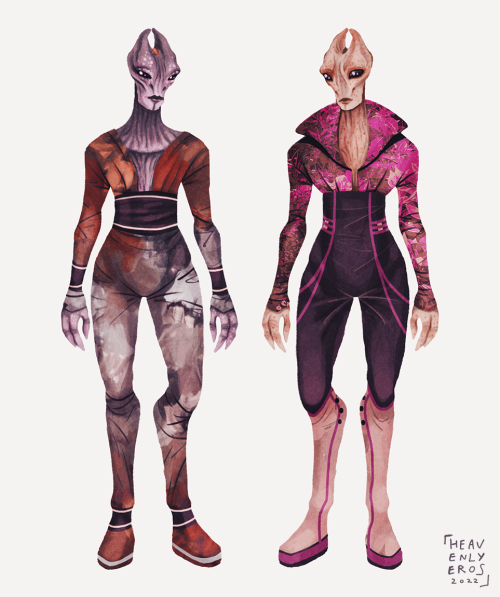 salarians in snazzy jumpsuits, part one