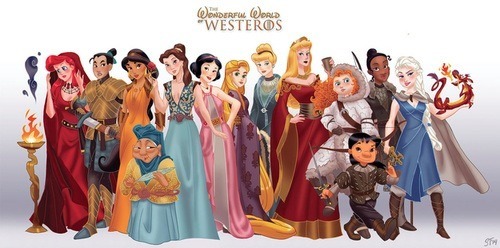 lollipopclouds: Game of Thrones Disney: The Wonderful World of Westeros