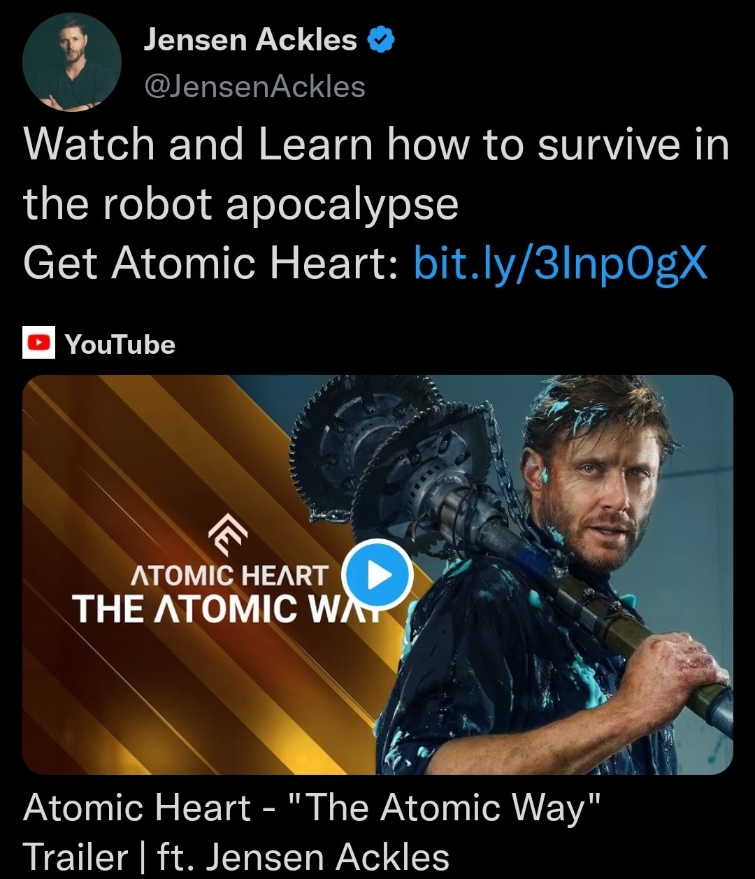 Atomic Heart - Official Trailer (ft. Jensen Ackles) 