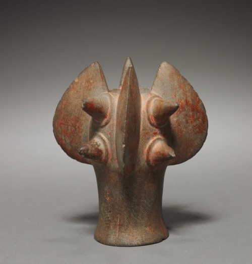 Stone mace head, Salinar culture, northern coast of Peru, 2nd century BC - 2nd century AD.from The C