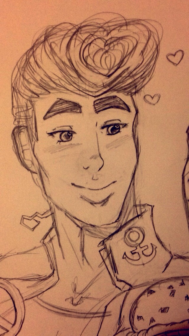 bigjotaro:  Because of work I haven’t been able to draw in months, but ever since
