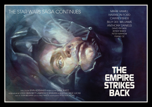 antoniostella:Poster for “The Empire Strikes Back” - 1980 by Irvin Kershner.