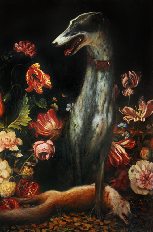 Martin Wittfooth (Canadian, b. 1981, Toronto, Canada, based Brooklyn, NY, USA) - Domesticated, 2016 