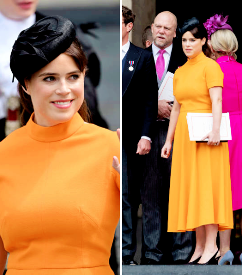 Princess Eugenie, Mrs. Brooksbank as she attends the National Service of Thanksgiving at St. Paul Ca