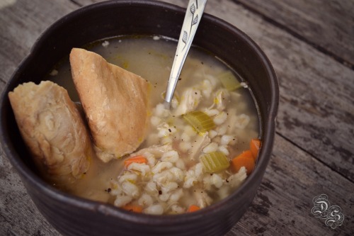 Chicken Barley SoupI’m a soup enthusiast… and I adore being able to throw a handful of 