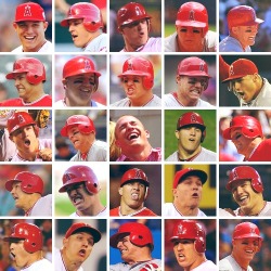 dippinfan:  the many handsome faces of Mike Trout. Visit the archive the next time you’re polishing the flagpole… http://www.dippinfan.tumblr.com/archive 