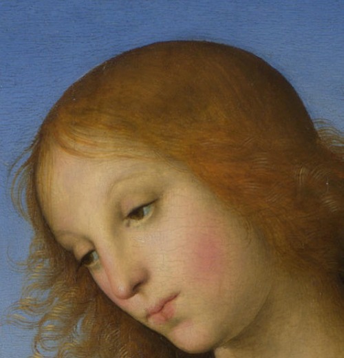 nataliakoptseva: Pietro Perugino - The Archangel Raphael with Tobias Detail