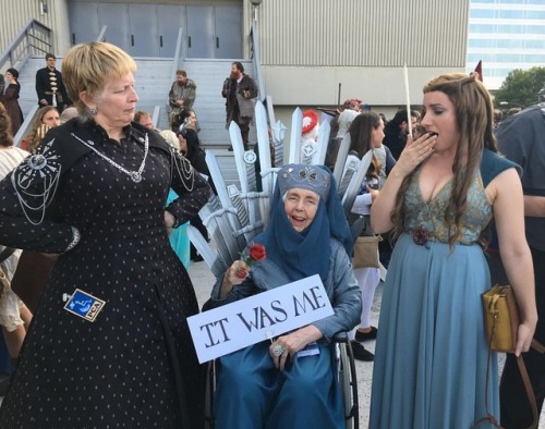 Damn grandma ☠️ #gameofthrones #got #dragoncon #dragoncon2017 #oleanna #cersei #margaery #tyrell #co