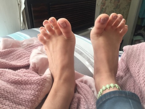 Soles and toes. Lonely soles and toes