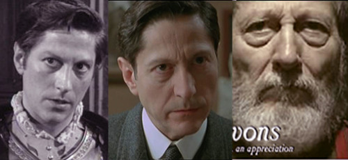 bakerstreetbabes:granadabrettishholmes:As time goes by…Jeremy Brett, David Burke, Edward Hardwicke, 