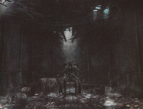 candlemaiden: Hemwick Charnel Lane scenery Bloodborne Official Artworks