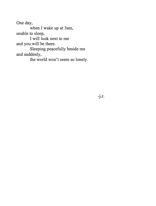 igotutokeepmewarm:  And I used to think this, I used to think we were forever. But I guess I was wrong. I guess you never truly own a forever. You never truly know what the future has for you.
