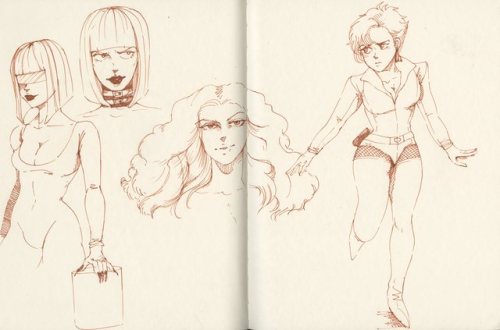 adoggoart: high-res sketch dump scan from adult photos