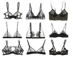 Nataschaelisa:  (Left To Right) Row 11.  La Perla 'Shanghai San’ Bra - Here2. Christies Lace