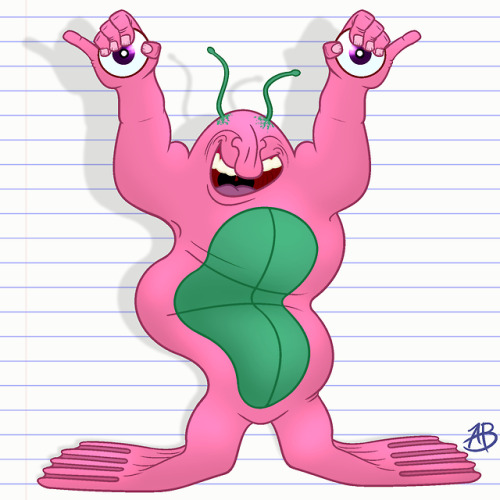 Inktober 1stMy friend Jodi sent me this monstrosity. I tried to lean away from the immediate resembl