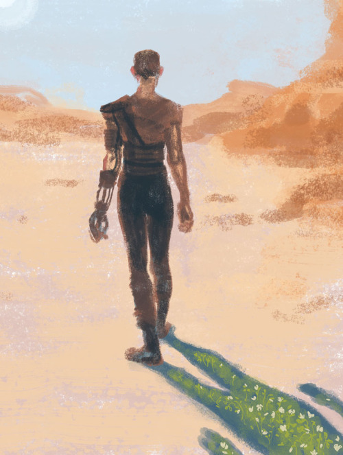 wasteland-scraps: stonelions: furiosa sketch from a few nights ago The literally made me gasp, it&rs