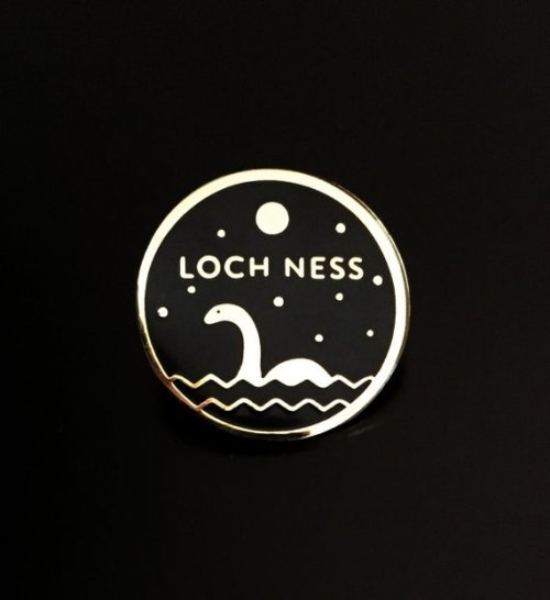 figdays: “Cryptozoology” Pin // FaunaObscuraShop 1. Mothman 2. Jersey Devil 3. Loch Ness