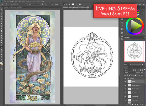 I&rsquo;m going live in 10 minutes!  Join me while I work on the next Little Gem gal from m