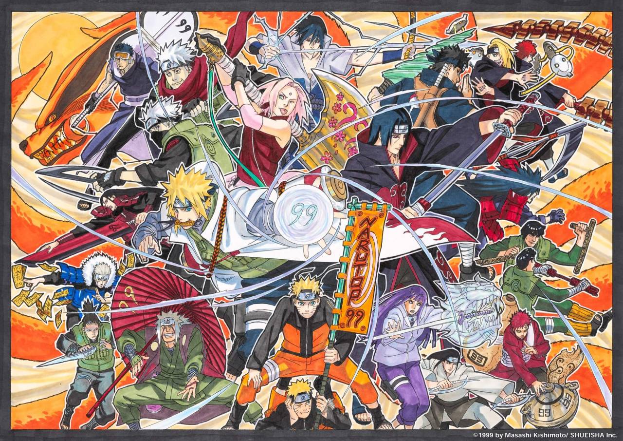 Samaa Samir (Kakashi) — Kishimoto's illustration for the top 20 winners  in