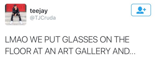 brawltogethernow:  roachpatrol:  pervocracy:  rikodeine:  i love this so much i dont know where to start- the comedy itself - the commentary on ‘what is art’- further on what is art: the viewers are interpreting this as art, but the intention of the