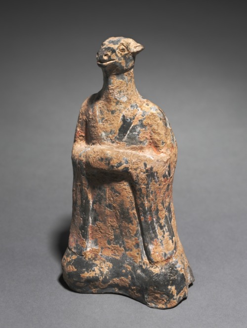 Mortuary Figure of the Zodiac Sign: Ox (Taurus), 500, Cleveland Museum of Art: Chinese ArtSize: Over