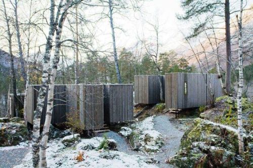 architectureandfilmblog: From Top: Ice-Q (SPECTRE), Juvet Landscape Hotel (EX MACHINA), Waldhaus Flims Resort & Spa (YOUTH), Villa Överby (THE GIRL WITH THE DRAGON TATTOO)  8 SNOWY FILMS (FOR ARCHITECTURE ENTHUSIASTS) Friends from more wintery