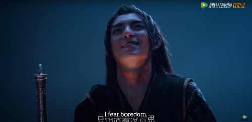 spockandawe:“I don’t fear death, I fear boredom.”This is such an interesting addition to Xue Yang’s 