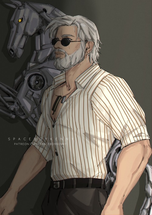 Oh look, another modern Heisenberg AU. I’m thinking steel machinist/transhumanist? Also giving