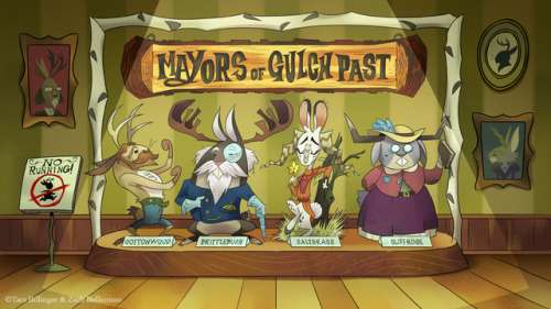 Pay your respects to the great Mayors of Gulch Past&hellip;a BG from our latest sneak peek! Pain