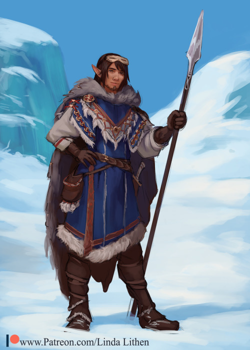 ‘Arctic warrior’ won this week’s sketch poll on my Patreon page :D