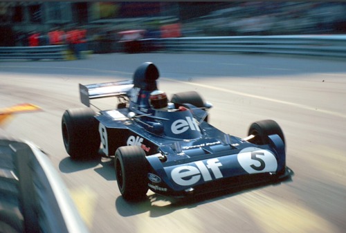 Jackie Stewart: Monaco GP 1973: Tyrrell 006 Ford…— Francois Cevert & Jackie Stewart in 197