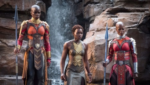 Porn superheroesincolor:  Okoye and Nakia #BlackPanther photos