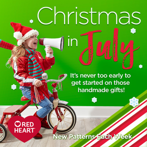 Red Heart Christmas in July