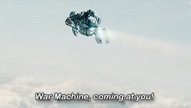 mcufam: Rhodey being a proud action boi