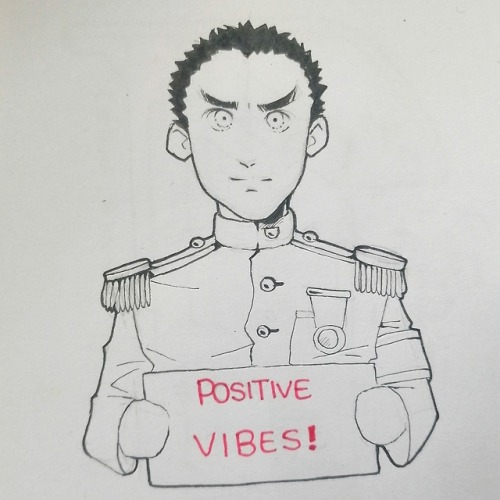 21.03.19. “ A positive message from Taka”These were doodles I made for my discord family. We all are