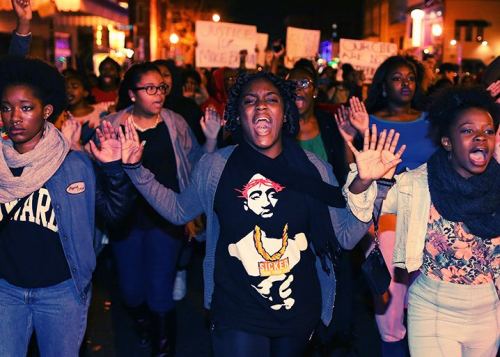  In Ferguson, a wound bleeds… A life has been violently taken before it could barely begin. In this moment, we know, beyond any doubt, that no one will be held accountable within the confines of a system to which we were taught to pledge allegiance.The