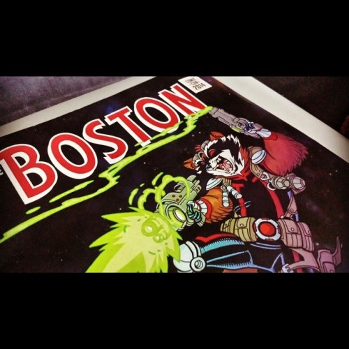 Oh yeah. #Rocket
#Boston #BCC #ComicsLit #raccoon
