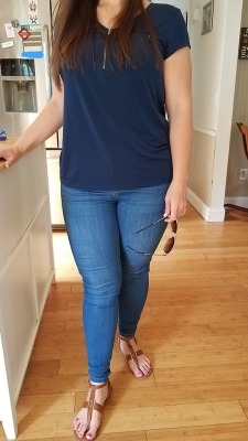 myprettywifesfeet:  My pretty wife dressed casually but still looking very sexy.