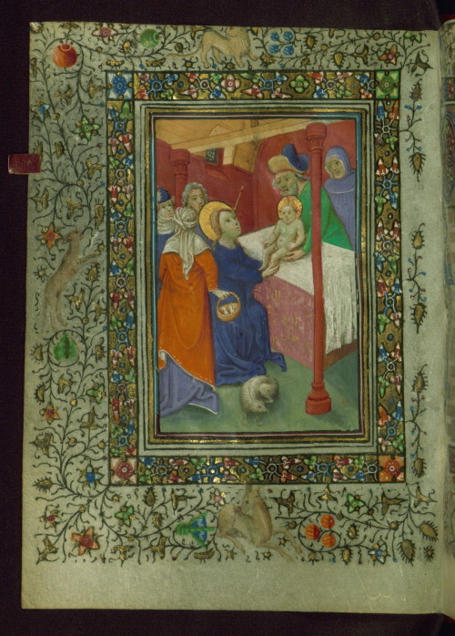 sexycodicology:Book of Hours, Presentation in the Temple, Walters Manuscript W.211, fol. 147v by Wal