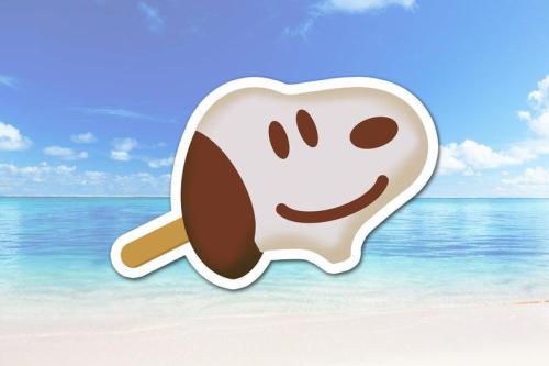 I drew and made this sticker of the Snoopy Ice Cream bars from ice cream trucks! They never looked t
