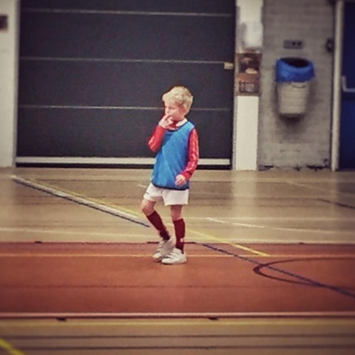 Lonely striker&hellip; #stiker #jonas #dvsu #indoortournament #2ndplace (bij Lunetten)