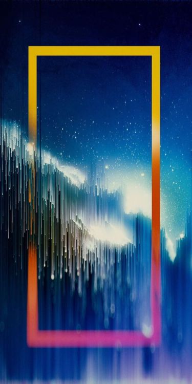 1080x2160 Particles fall, geometric, blue sky, surreal wallpaper @wallpapersmug : http://bit.ly/2EBf